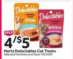 Stop&Shop Hartz Delectables Cat Treats offer