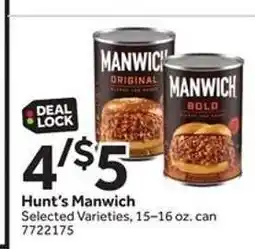 Stop&Shop Hunt's Manwich offer