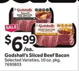 Stop&Shop Godshall's Sliced Beef Bacon offer