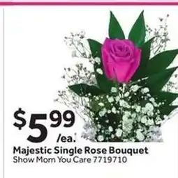 Stop&Shop Majestic Single Rose Bouquet offer