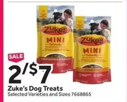 Stop&Shop Zuke's Dog Treats offer