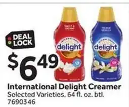 Stop&Shop International Delight Creamer offer