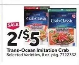 Stop&Shop Trans Ocean Imitation Crab offer