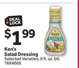 Stop&Shop Ken's Salad Dressing offer