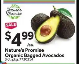 Stop&Shop Nature's Promise Organic Bagged Avocados offer