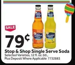 Stop&Shop Stop & Shop Single Serve Soda offer