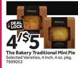 Stop&Shop The Bakery Traditional Mini Pie offer
