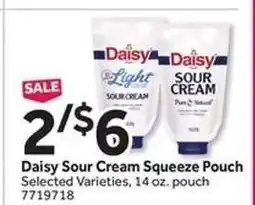 Stop&Shop Daisy Sour Cream Squeeze Pouch offer