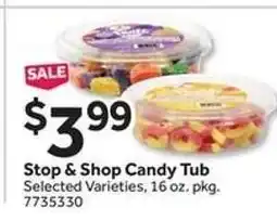 Stop&Shop Stop & Shop Candy Tub offer