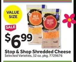 Stop&Shop Stop & Shop Shredded Cheese offer