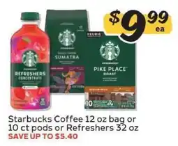 Winn Dixie Starbucks Coffee or Refreshers offer