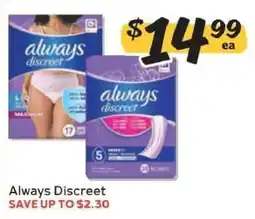 Winn Dixie Always Discreet offer