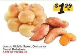 Winn Dixie Jumbo Vidalia Sweet Onions or Sweet Potatoes offer
