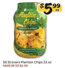 Winn Dixie SE Grocers Plantain Chips offer
