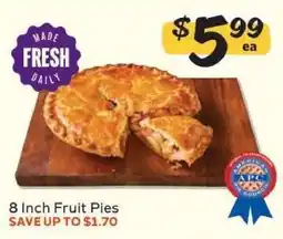 Winn Dixie 8 Inch Fruit Pies offer