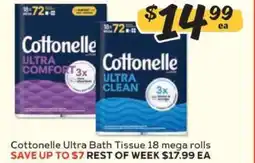 Winn Dixie Cottonelle Ultra Bath Tissue offer