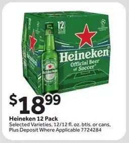 Stop&Shop Heineken 12 Pack offer