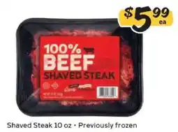 Winn Dixie 100% Beef Shaved Steak offer
