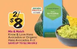 Winn Dixie Know & Love Hass Avocados or Organic Hass Avocados offer