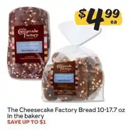 Winn Dixie The Cheesecake Factory Bread offer