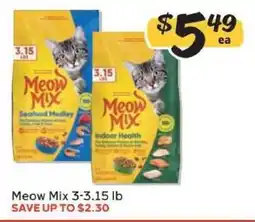 Winn Dixie Meow Mix 3-3.15 lb offer