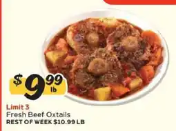 Winn Dixie Fresh Beef Oxtails offer