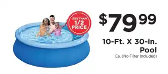 10-Ft. X 30-In. Pool
