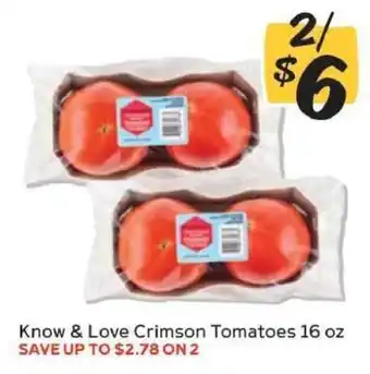 Winn Dixie Know & Love Crimson Tomatoes offer