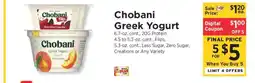 ShopRite Chobani Greek Yogurt offer