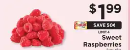 ShopRite Sweet Raspberries offer