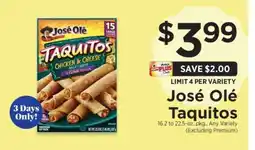 ShopRite Jose Ole' Taquitos offer
