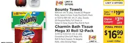 ShopRite Charmin Bath Tissue Mega XL Roll 12-Pack offer