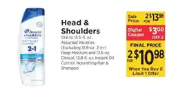 ShopRite Head & Shoulders offer