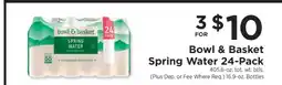 ShopRite Bowl & Basket Spring Water 24-Pack offer