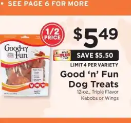 ShopRite Good 'n' Fun Dog Treats offer