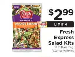 ShopRite Fresh Express Salad Kits offer