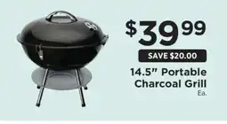 ShopRite 14.5” Portable Charcoal Grill offer