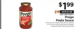 ShopRite Prego Pasta Sauce offer