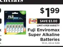 ShopRite Fuji Enviromax Super Alkaline Batteries offer