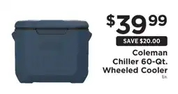 ShopRite Coleman Chiller 60-Qt. Wheeled Cooler offer