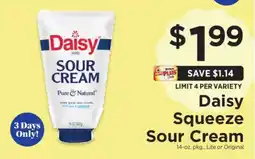 ShopRite Daisy Squeeze Sour Cream offer
