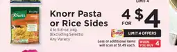 ShopRite Knorr Pasta or Rice Sides offer