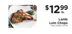 ShopRite Lamb Loin Chops offer