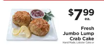 ShopRite Fresh Jumbo Lump Crab Cake offer