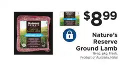 ShopRite Nature’s Reserve Ground Lamb offer