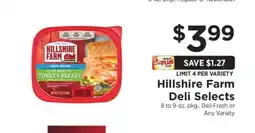 ShopRite Hillshire Farm Deli Selects offer