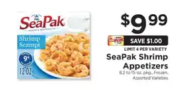 ShopRite SeaPak Shrimp Appetizers offer