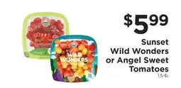 ShopRite Sunset Wild Wonders or Angel Sweet Tomatoes offer