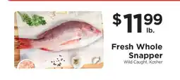 ShopRite Fresh Whole Snapper offer
