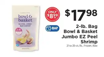 ShopRite Bowl & Basket Jumbo EZ-Peel Shrimp offer